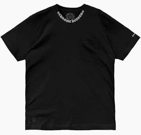 Chrome Hearts Short Sleeve Pocket Crew T-shirt Black