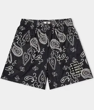Eric Emanuel EE Basic Paisley Shorts Black White SS23