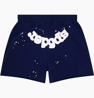 Sp5der OG Web Logo Sweatshort 'Navy'