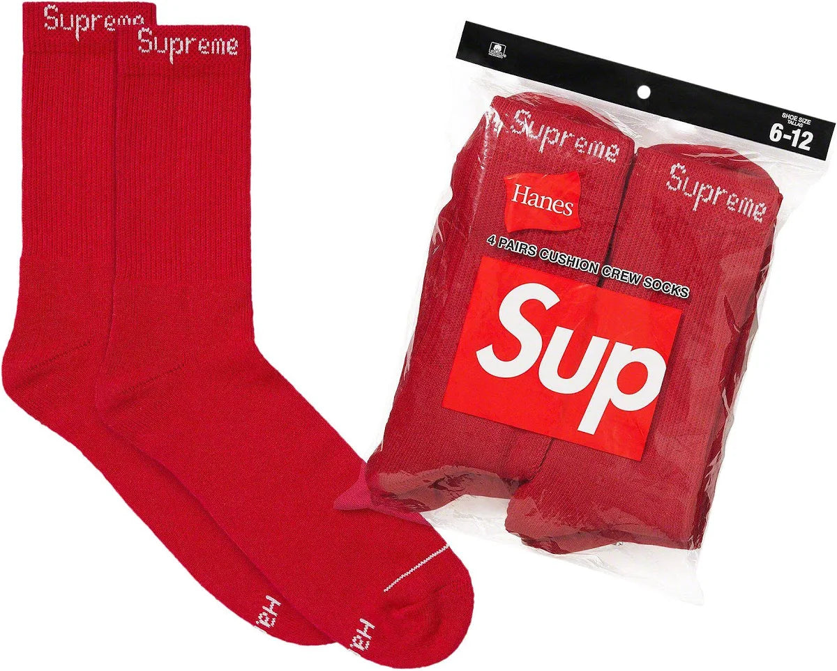 Supreme Socks 'Red'