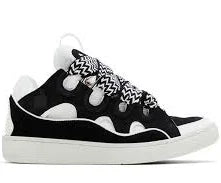 Lanvin Curb Sneakers 'Black White'