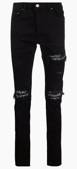 AMIRI MX1 Bandana Jeans Black