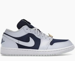 Jordan 1 Low SE Football Grey White Gym Red Midnight Navy