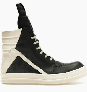 Rick Owens Lido Geobasket Black Milk