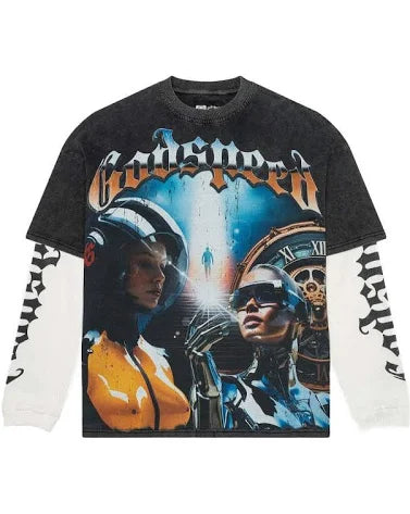 Godspeed Chosen One Layered Thermal Tee