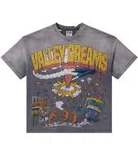 Vale Forever Faded Chaos Bling Tee Gray