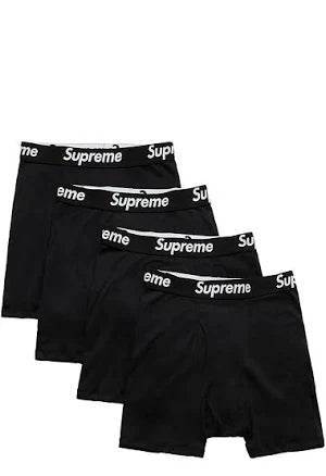 Supreme /Hanes Boxer Briefs (4 Pack)