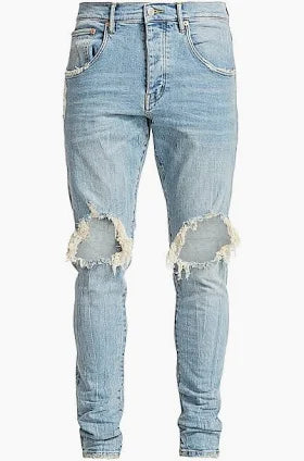 Purple Brand  P002 Repair Drop-Fit Skinny Jeans