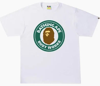 BAPE Colors Busy Works Tee White