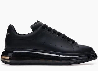 Alexander McQueen Oversized Black Shiny Sole