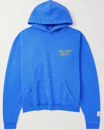 GALLERY DEPT. 90's Oversized Logo-Print Cotton-Jersey Hoodie