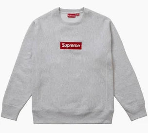 Supreme Box Logo Crewneck (FW18) Ash Grey