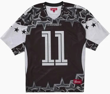 Supreme Stars Football Jersey Black