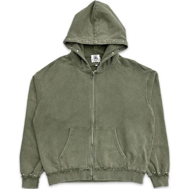 Saint Vanity Studded Zip Up