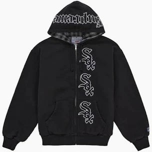 Supreme Chicago White Sox Zip Up Hooded Sweatshirt Black