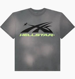 Hellstar Sports Core Logo Gel T-Shirt 'Grey'