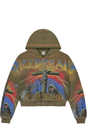 Vale Forever Damned Big Zip Up 'Green'