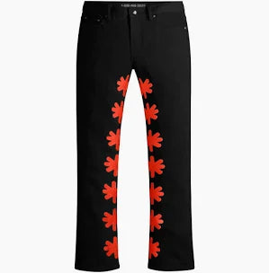 Lost Shdws Denim Pant Black/Red