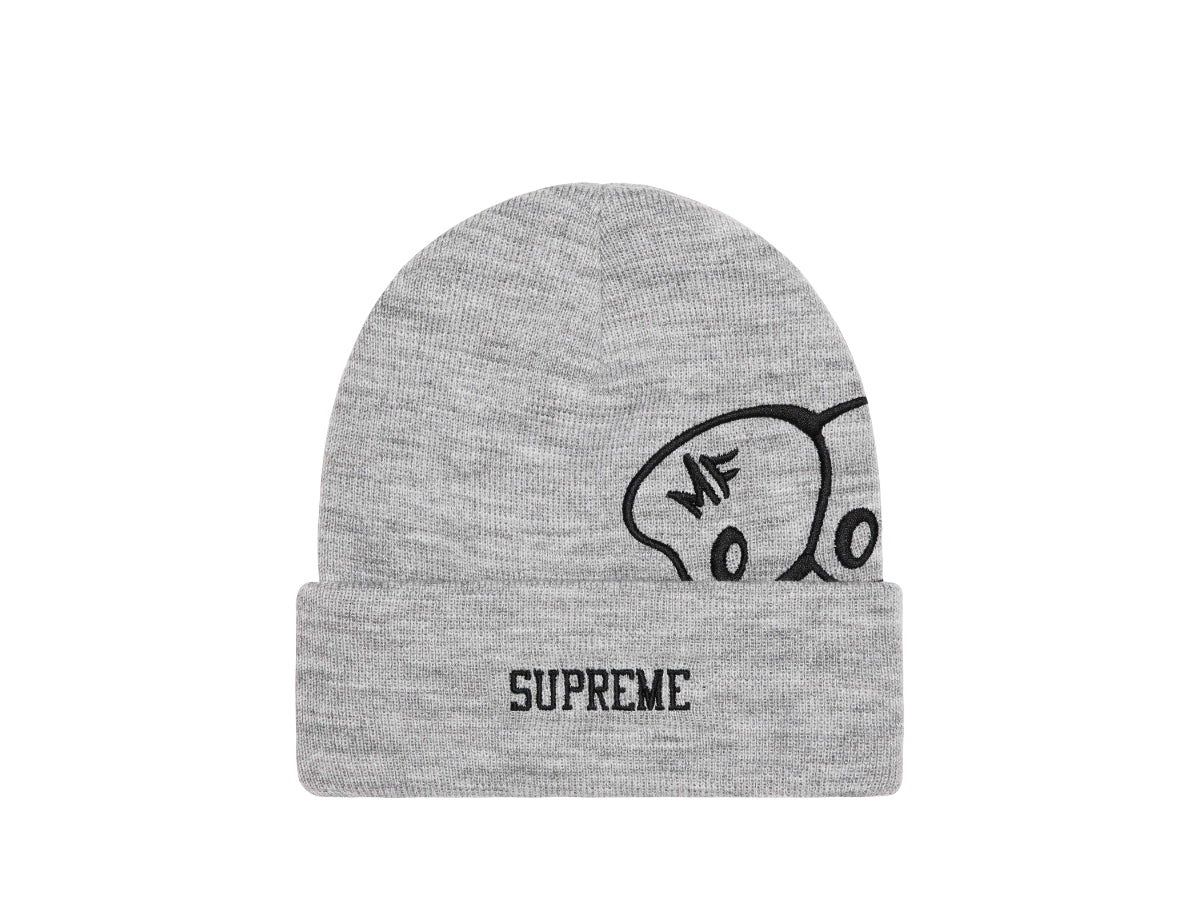 Supreme MF DOOM Beanie Grey