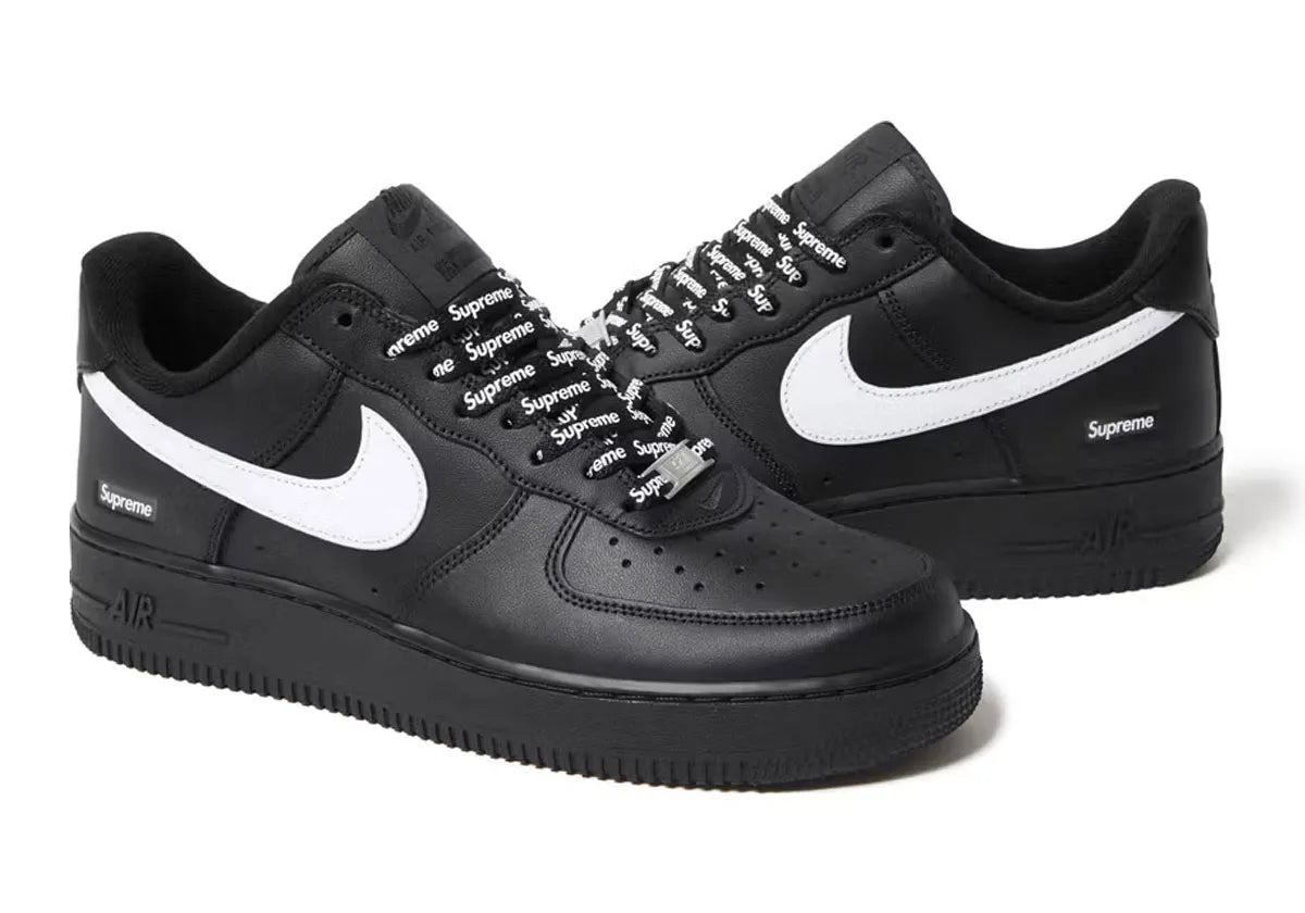Supreme x Nike Air Force 1 Low 'Box Logo - Black White'